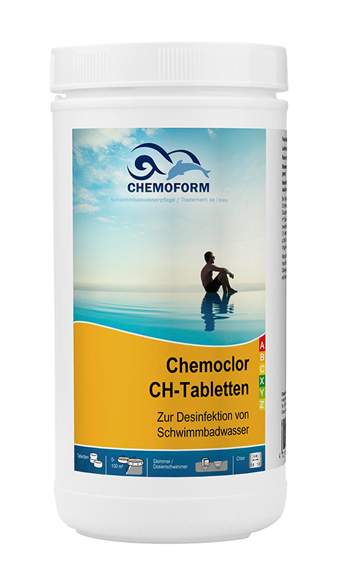 Таблетки для дезинфекции воды в бассейнах Chemoform Кемохлор СН-Таблетки