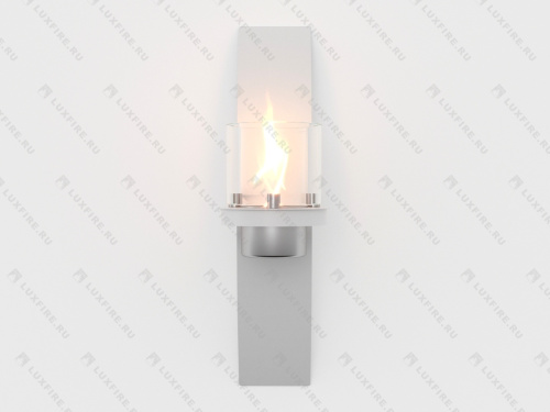 Настенный биокамин Lux Fire "Олимпус D" (белый) – Купить в Калининграде - Интернет-магазин Мастер Спа