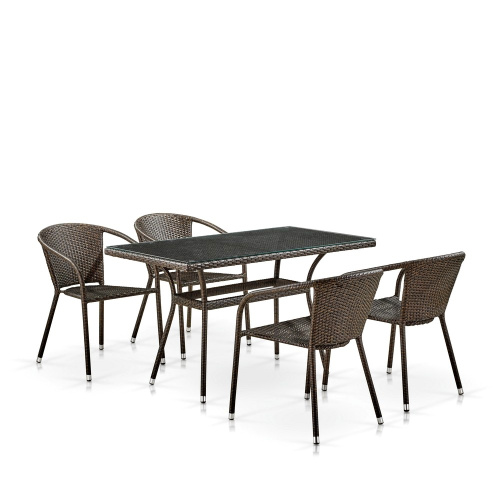 Комплект мебели 4+1 T286A/Y137C-W53 Brown в интернет-магазине MasterSPA