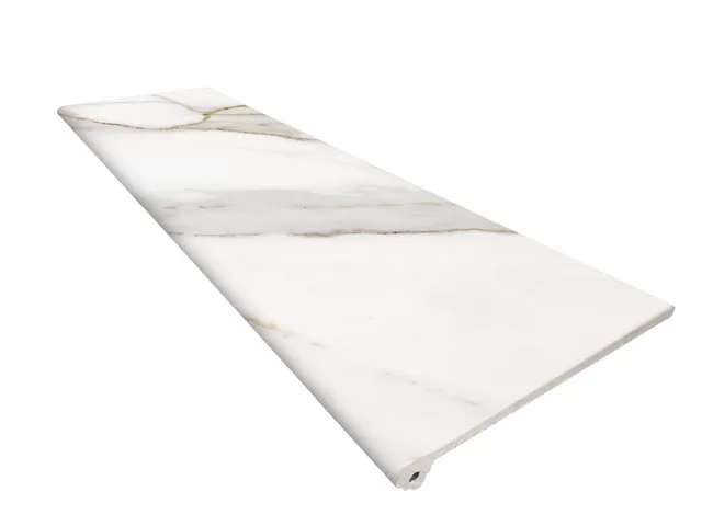 Ступень клинкерная Exagres Marbles. Calacatta