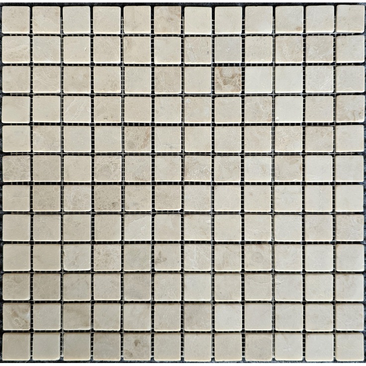 Мозаика 323 Cappucino, чип 23х23 мм, сетка 305х305х4 мм, Матовая