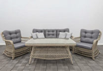 Комплект мебели POLEN Grey (Диван+2 кресла+коф.стол)