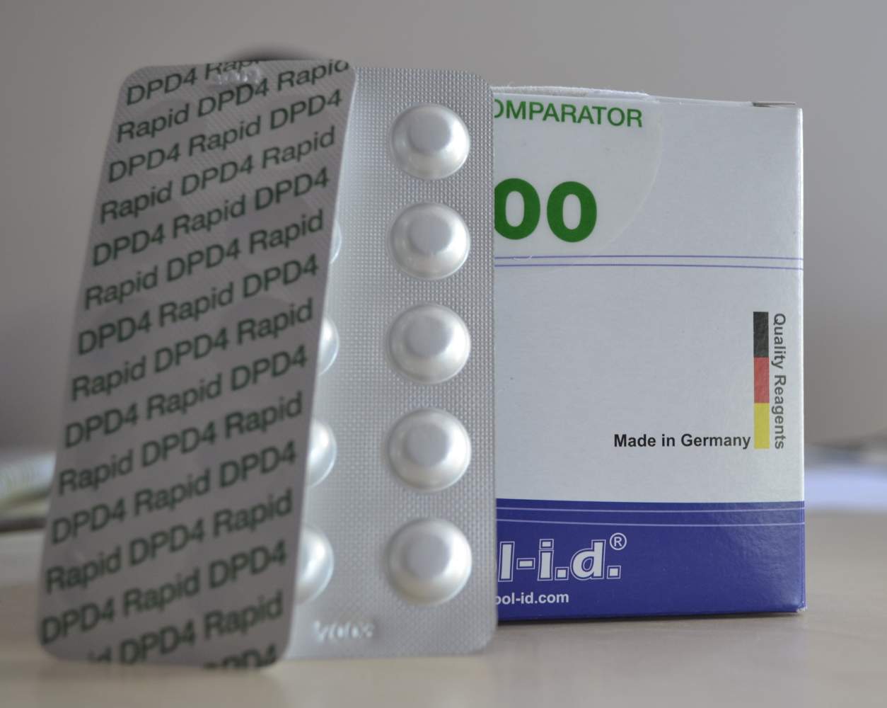 Тестерные таблетки DPD4 Lovibond RAPID  (O2) (50 блистеров)
