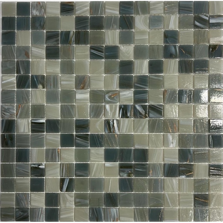 Мозаика 124 из стекла, чип 20x20 мм, бумага 316х316х4 мм