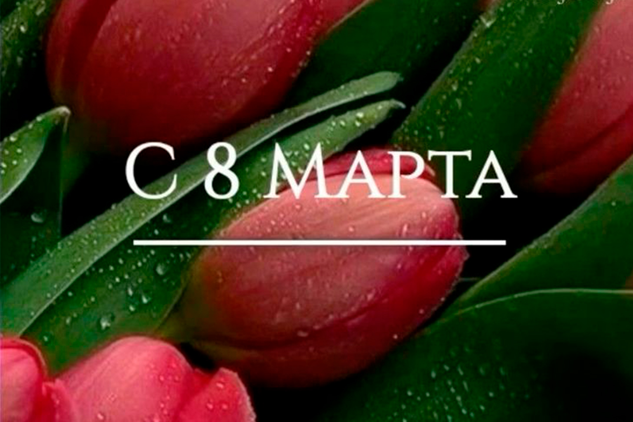 С 8 Марта! Милые дамы!