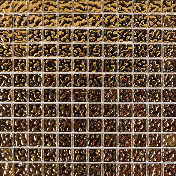 Мозаика 712 из стекла, чип 23x23 мм, сетка 300х300x4 мм