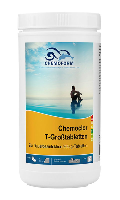 Средство для дезинфекции воды в бассейне Chemoform Кемохлор Т-Таблетки 200г