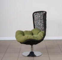 Кресло-качалка с подушкой TG0169C 