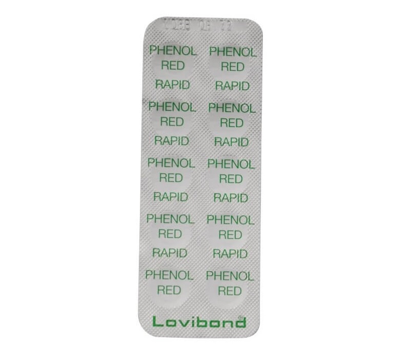 Тестерные таблетки PhenolRed Lovibond RAPID (1 блистер)