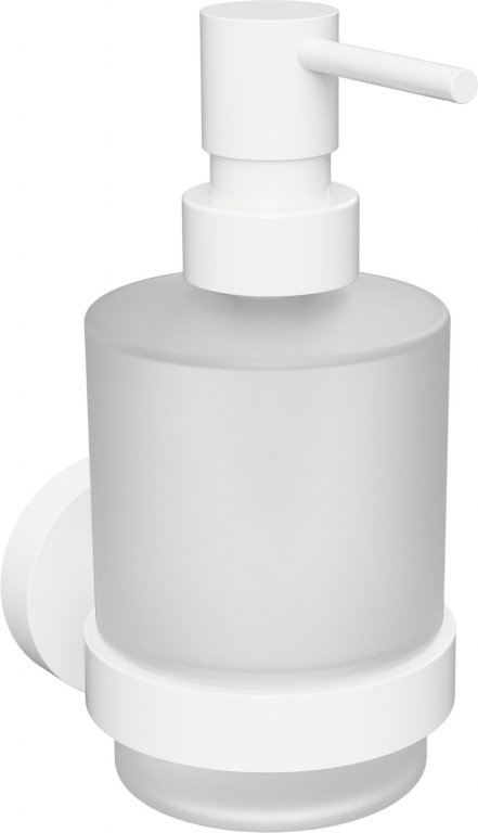 Настенный дозатор для жидкого мыла (стекло) Bemeta White, 104109104
