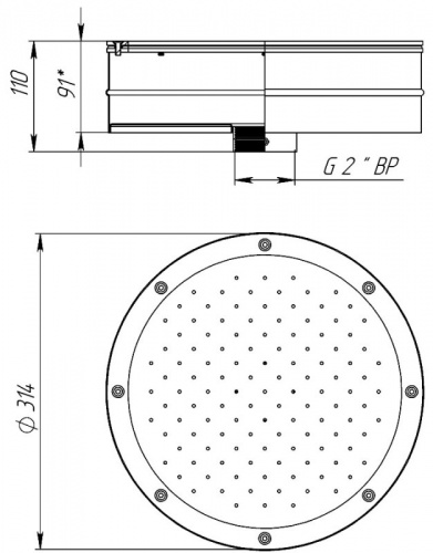 Гейзер для аэромассажа в бассейне АкваСектор Д 240 – Купить в Калининграде - Интернет-магазин Мастер Спа