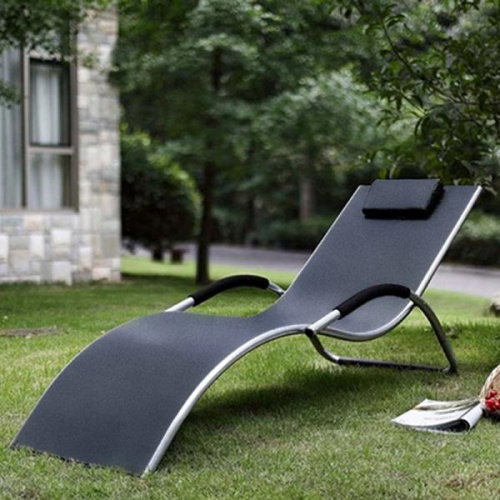 Шезлонг-лежак ГРАЦИЯ MC-3039GA Silver-Black в интернет-магазине MasterSPA