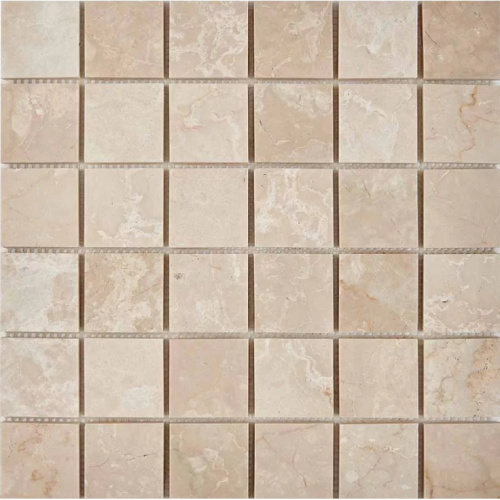 Мозаика 233 Cream marfil, чип 48x48 мм, сетка 305х305x6 мм, Полированная в интернет-магазине MasterSPA