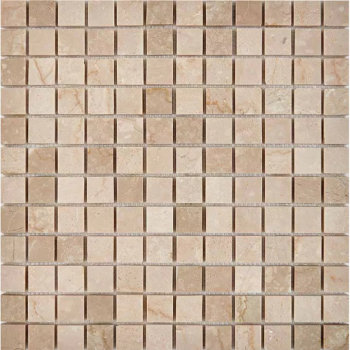 Мозаика 232 Cream marfil, чип 23x23 мм, сетка 305х305x6 мм, Полированная в интернет-магазине MasterSPA