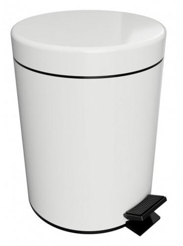 Ведро для мусора с педалью Bemeta White 5л, 104315014 в интернет-магазине MasterSPA