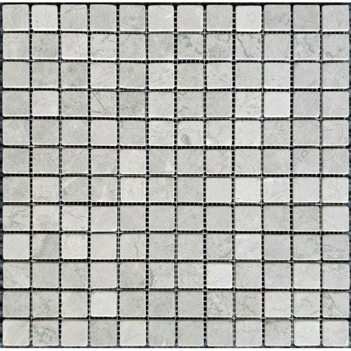 Мозаика 329 Tundra Grey, чип 23х23 мм, сетка 305х305х4 мм, Матовая в интернет-магазине MasterSPA