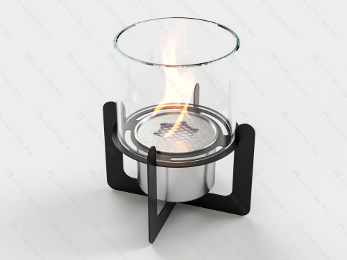 Настольный биокамин Lux Fire "Омега" (черный) – Купить в Калининграде - Интернет-магазин Мастер Спа