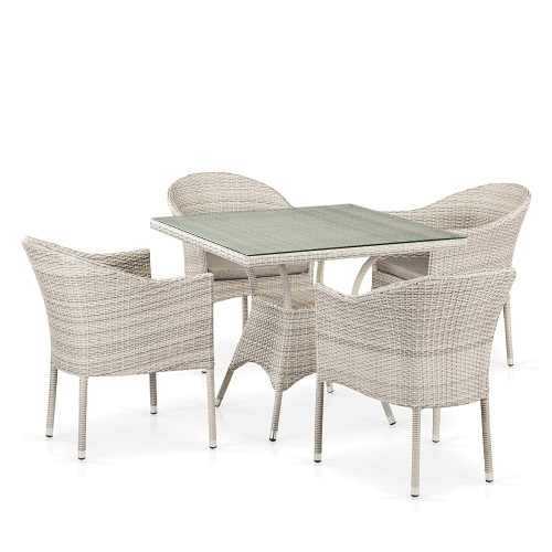 Комплект мебели 4+1 T190B/Y350A-W85-90x90 4Pcs Latte в интернет-магазине MasterSPA