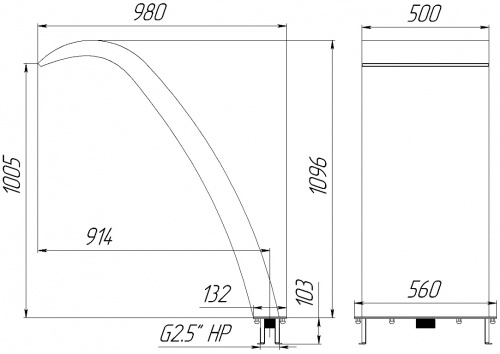 Водопад с расходом воды 30 м3/ч АкваСектор "Кармелла" Змеиная кожа Артикул: АС 01.150/S – Купить в Калининграде - Интернет-магазин Мастер Спа