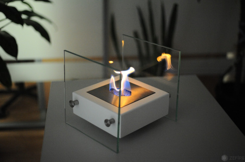 Биокамин ZeFire Rubicon белый – Купить в Калининграде - Интернет-магазин Мастер Спа