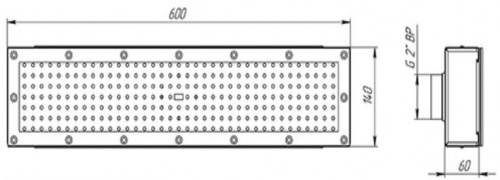 Гейзер для аэромассажа в бассейне АкваСектор 140х600 (AISI 316L) – Купить в Калининграде - Интернет-магазин Мастер Спа