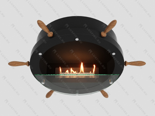 Настенный биокамин Lux Fire "Капитан 500 Н" XS (черный) – Купить в Калининграде - Интернет-магазин Мастер Спа
