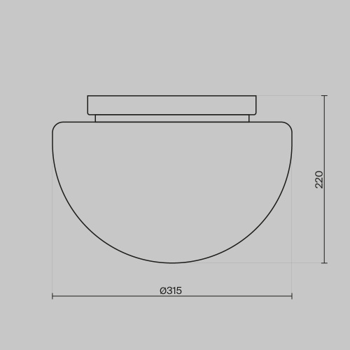Потолочный светильник Glassy MOD270CL-01B в интернет-магазине MasterSPA