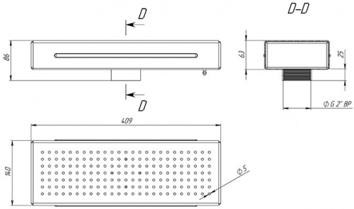 Гейзер для аэромассажа в бассейне АкваСектор 140х400, плитка – Купить в Калининграде - Интернет-магазин Мастер Спа