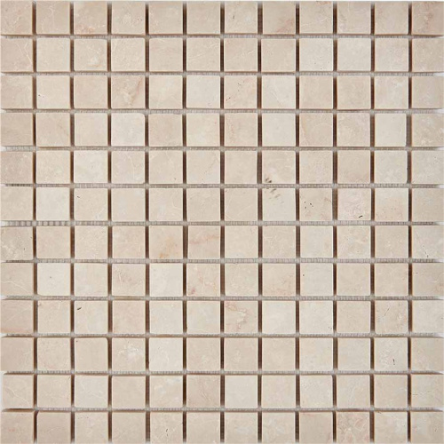 Мозаика 235 Cream marfil, чип 23x23 мм, сетка 305х305x6 мм, Матовая в интернет-магазине MasterSPA