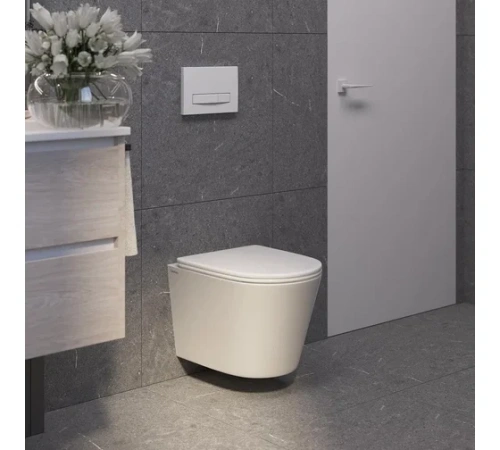 Унитаз подвесной BERGES VITA Rimless 49 см 490x360x360 в интернет-магазине MasterSPA