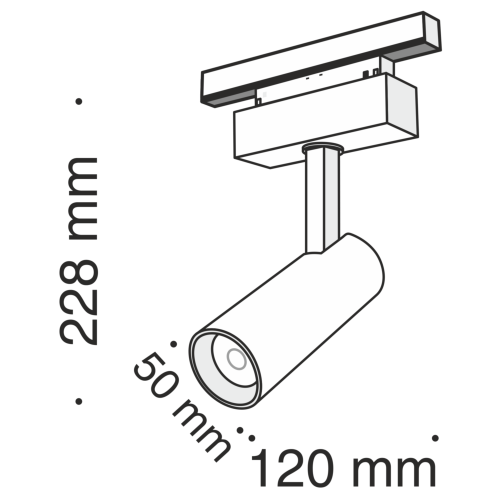 Трековый светильник Focus LED в интернет-магазине MasterSPA