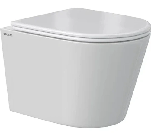 Унитаз подвесной BERGES VITA Rimless 49 см 490x360x360 в интернет-магазине MasterSPA