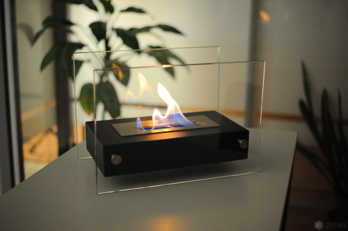 Биокамин ZeFire Iceberg черный – Купить в Калининграде - Интернет-магазин Мастер Спа