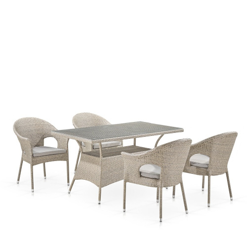 Комплект мебели 4+1 T198C/Y79C-W85 4 Pcs Latte в интернет-магазине MasterSPA