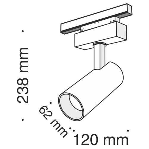Трековый светильник Focus LED в интернет-магазине MasterSPA