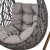 Подвесное кресло из искусственного ротанга N886-W72 Dark Grey в интернет-магазине MasterSPA