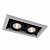 Встраиваемый светильник Maytoni Metal Modern Белый, 2 лампы, DL008-2-02-W