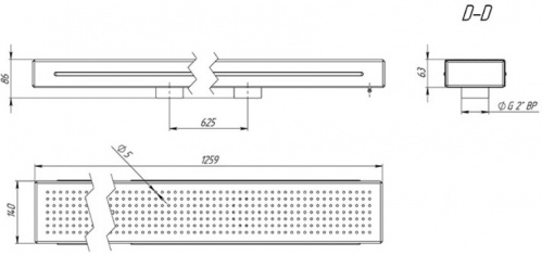 Гейзер для аэромассажа в бассейне АкваСектор140х1250, плитка – Купить в Калининграде - Интернет-магазин Мастер Спа