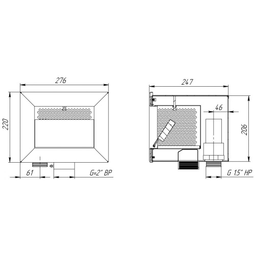 Скиммер из нержавеющей стали с выдвижной корзиной АкваСектор – Купить в Калининграде - Интернет-магазин Мастер Спа