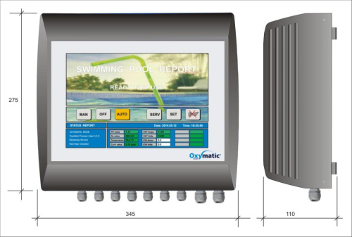 Станция обеззараживания воды без хлора OXYMATIC Smart plus 125 + PH + PER/Cl – Купить в Калининграде - Интернет-магазин Мастер Спа