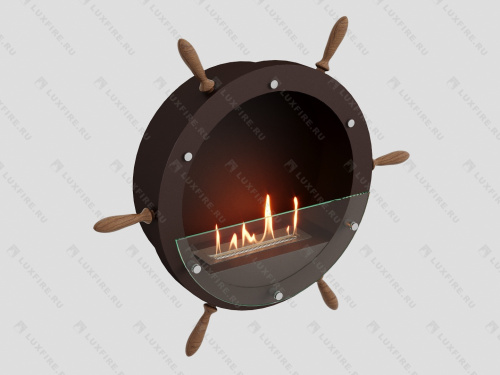 Настенный биокамин Lux Fire "Капитан 500 Н" XS (коричневый) – Купить в Калининграде - Интернет-магазин Мастер Спа