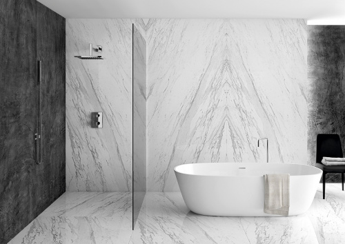 Крупноформатный керамогранит 120х260 Apavisa Elegance White в интернет-магазине MasterSPA