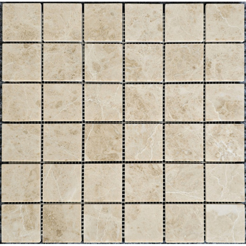 Мозаика 326 Cappucino, чип 48х48 мм, сетка 305х305х6 мм, Полированная в интернет-магазине MasterSPA