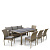 Комплект мебели T365/S65/Y380B-W65 8PCS Light Brown