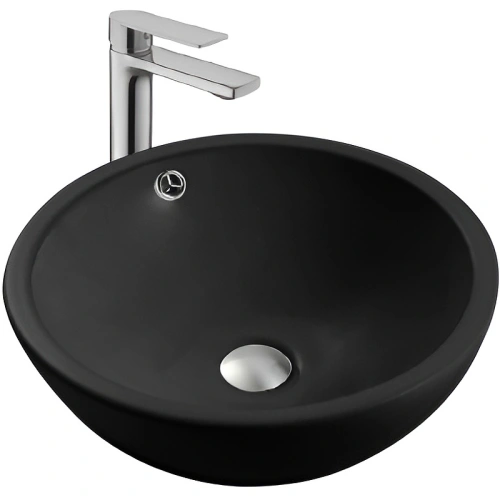 Раковина накладная Aquatek AQ5354-MB 440*440*175мм, цвет черный матовый в интернет-магазине MasterSPA