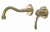 Смеситель для раковины из стены TRES Clasic, gold в интернет-магазине MasterSPA