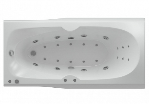 Ванна акриловая Европа 180х80  без гидромассажа, с фронтальным экраном (слив слева) в интернет-магазине MasterSPA