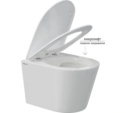 Унитаз подвесной BERGES VITA Rimless 49 см 490x360x360 в интернет-магазине MasterSPA