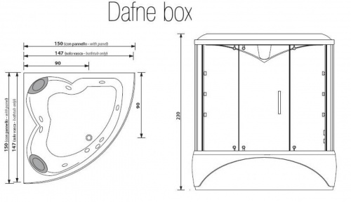 Ванна Treesse Dafne Box в интернет-магазине MasterSPA
