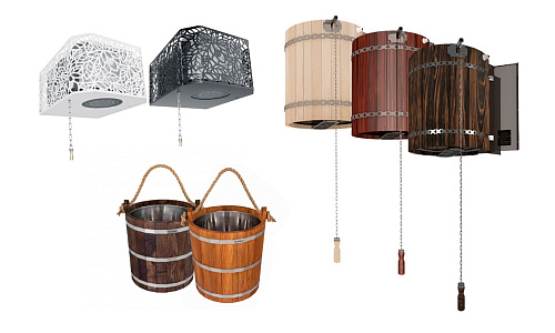 Фото Обливные устройства, запарники, шайки и ковши